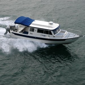 C-Puffin helicopter shot