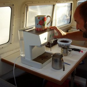 (Fishtales) What!  No latte?