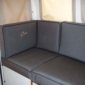 Sofa looking aft