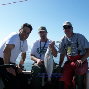 1st Fish on new C-Dory