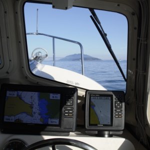 Heading north along East side of Guemes