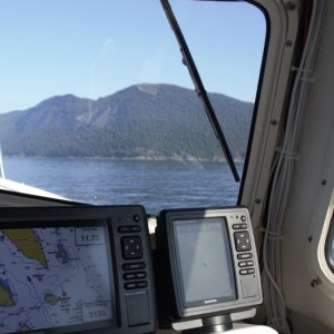 Approachgin west side of Lummi Island