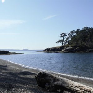 Beach on Patos Island