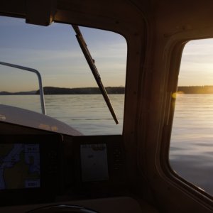 Sunrise while heading home Monday morning