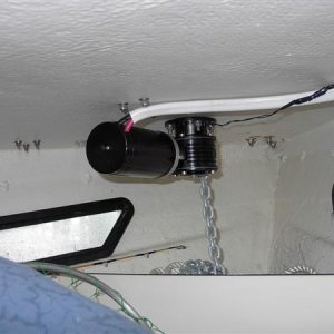 Aires Windlass Installation-Interior View