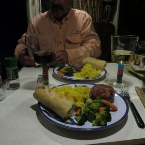One of many fine meals!