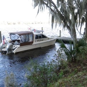 Media 'Murphy Island courtesy dock.' in album 'My champion. Betty ran the Disney Marathon prior to our launch.'