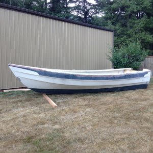 beautiful hull shape, rolled off trailer no problem