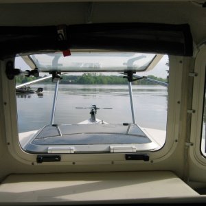 Front window screen (rolled up)