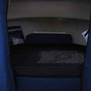 Custom cover for v-berth 3" memory foam