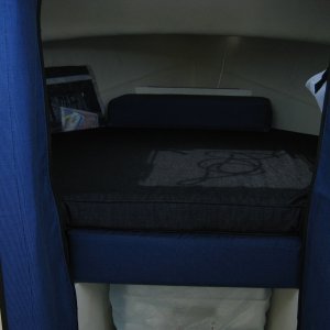 Custom cover for v-berth 3" memory foam