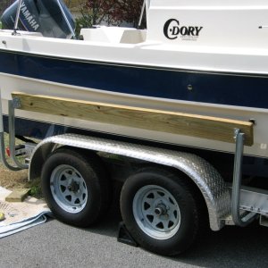 Trailer side bunks - 2" x 6" x 7'