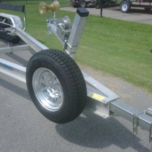 Spare tire & wheel for trailer