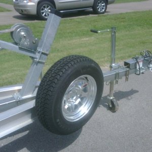Spare tire & wheel for trailer