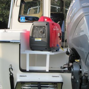 Generator running on stand