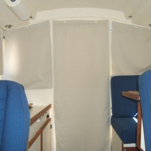 Media 'interior blackout curtains' in album 'v berth with storage accessories'