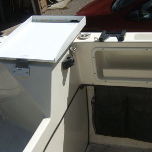 Media 'fillet table and organizer for tackle plano tackle trays' in album 'v berth with storage accessories'