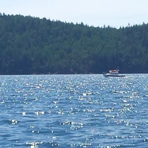 Martin and Andrea on Nomad - Desolation Sound