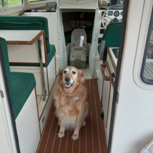 She loves boating!