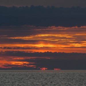 sunset at Headlands
