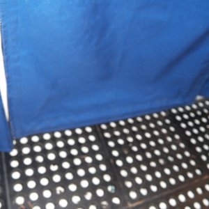 Media 'Dowel in place.' in album 'This is how the original panel rolled up and hung.  It was difficult to get a tight roll.'