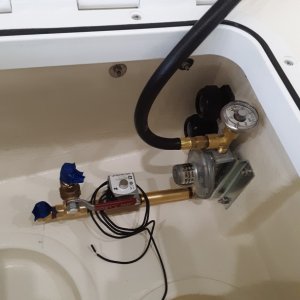 components in, gauge, reg, solenoid, manual shutoff for bbq, and grommets