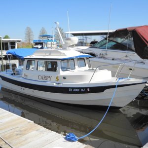 Carpy at Sanford Boat Works