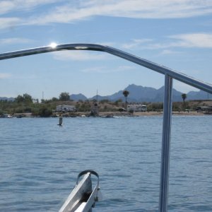 Media 'Lake Havasu' in album 'At Lake Mead met some folks on the dock doing a macgregor weekend, they invited me to join them as they liked the boat so much.  Nice folks turned out they like me too!'