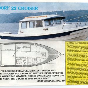 C-Dory 22 Cruiser 1989-1990