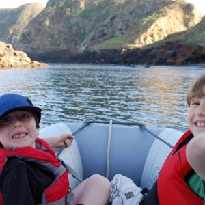 Landing at Frenchy's Cove -- West Anacapa.