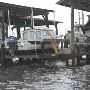 Un named C-Dory with Yamaha 90 green downtown Jacksonville