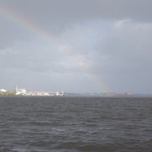 Media 'Rainbow just north of Jax on Saint Johns' in album 'Six Mile Creek North part of Saint Johns east side of river'