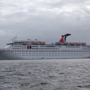 Media 'Celebration Cruise Ship Line at new prt being built north of Jax' in album 'Six Mile Creek North part of Saint Johns east side of river'