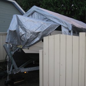 Media 'Survived  80 Kmh winds so far' in album 'Winter cover. Port side open for access'