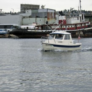 The Lizzie near the Ballard Bridge
