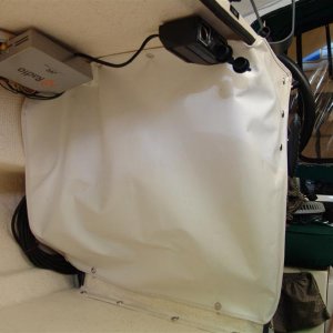 Media 'V-berth Interior 4' in album 'I know it's a mess but , I didn't want to cut any of the wires yet.'