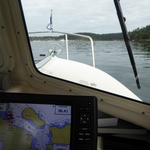 Entering Friday Harbor from the South side of Brown Island