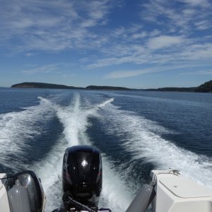 Cruising down the West side of San Juan