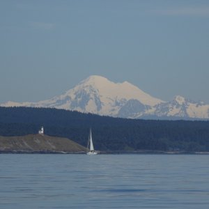 Cattle Point and Mount Baker