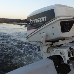 The Johnson ran as great as the dinghy handled. This is going to be a fun little combo.