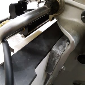 cylinder hits when engine tilted up