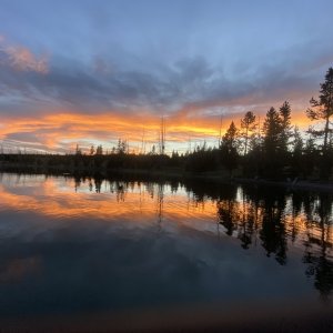 Eagle Bay sunset