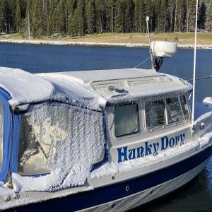 Media 'Cold morning at the Bridge Bay Marina' in album 'This years dock slip at Bridge Bay Marina from June 17 to Sept 13'