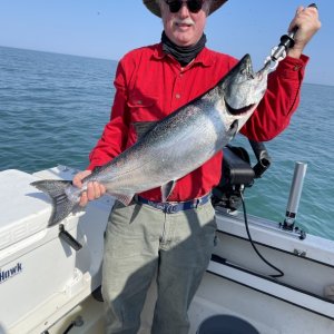 Media 'My brother visiting from North Carolina' in album 'Maiden voyage weekend. The Laurie Jean can catch fish!'