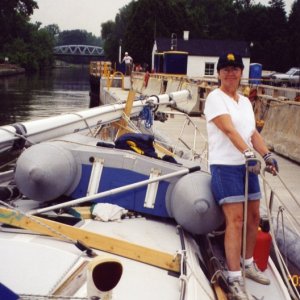 Media 'Ready to Leave the Lock, Where\'s the smile?' in album '(journey on) To Journey On. Small truck, large boat, anyway we have liftoff.'