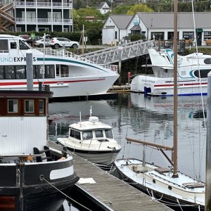 Stopped in Point Hudson for some Breakfast