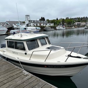 Point Hudson docked