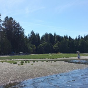 Inner bay of Rebecca Spit