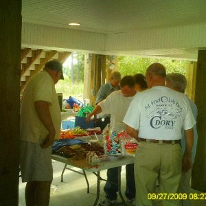 Media 'Lined up again for Sunday breakfast.' in album 'NC C-Brat Gang 09'