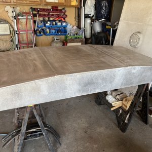 Tank after sanding